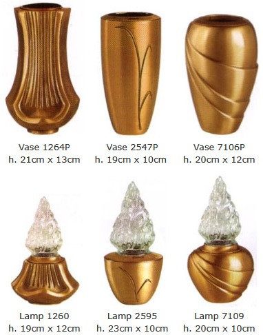 Photo: Bronze Vases & Lamps